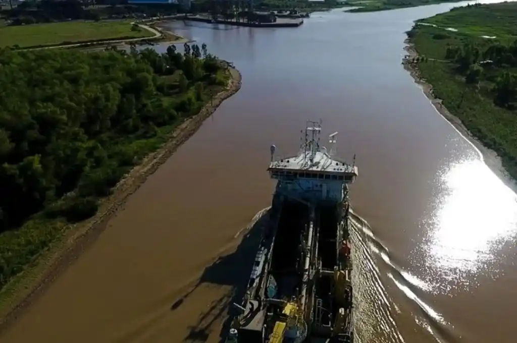 El Gobierno prepara para fin de año la estratégica concesión de la hidrovía. Gentileza.