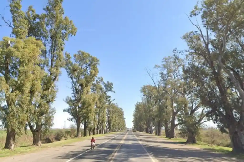 Roldán, ubicada al oeste de Rosario.