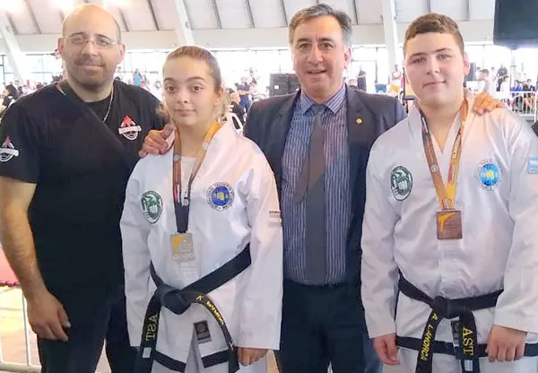 Dos subcampeonatos en el Nacional de taekwondo ITF