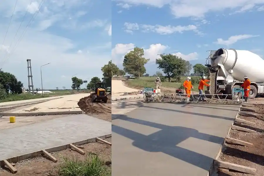 La provincia avanza con la pavimentación de la ruta 22 entre Pueblo Marini y Eusebia