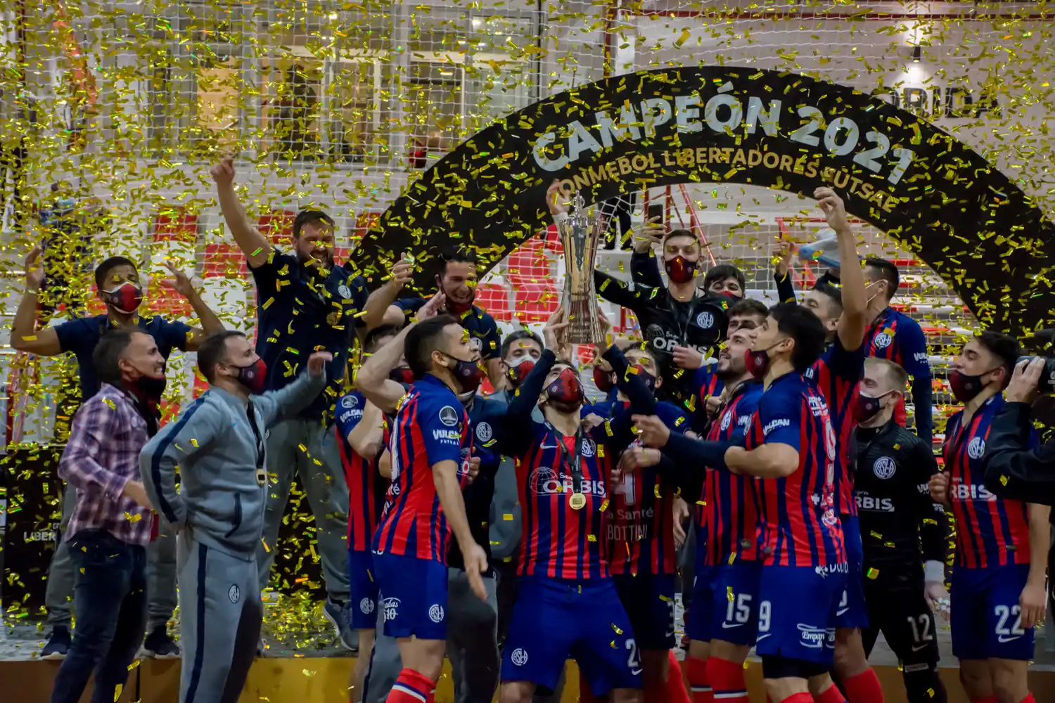 Mariano Cardone campeón de la Libertadores con San Lorenzo