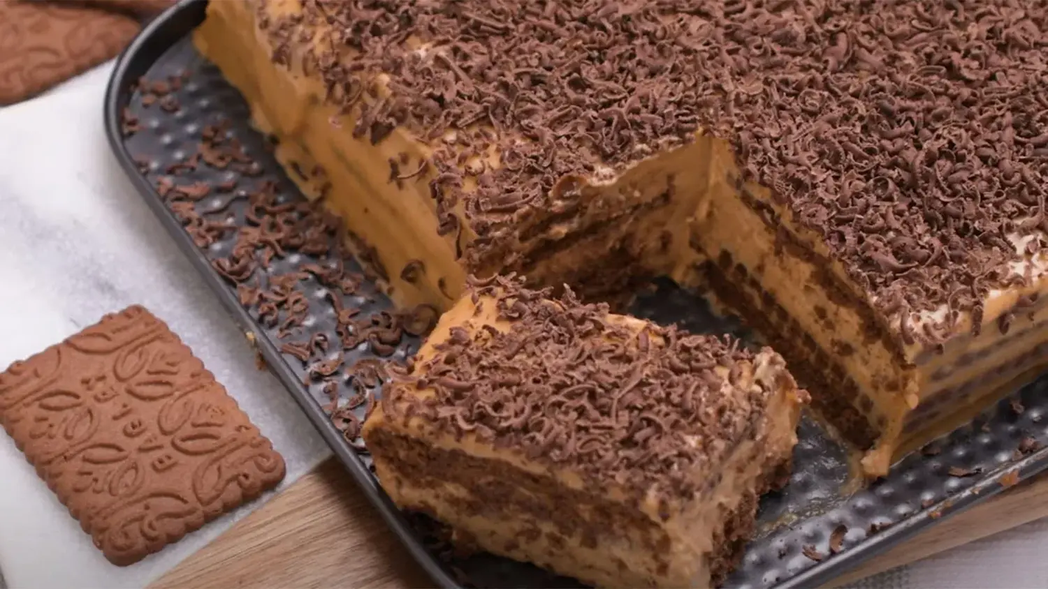 La chocotorta fue elegida como una de las tres mejores tortas de chocolate del mundo