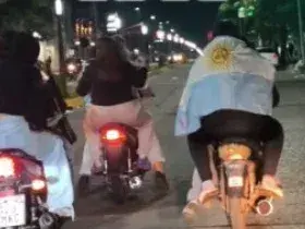 Arrecifes se sumó a la fiesta mundialista y celebró en las calles el triunfo de Argentina ante Argelia