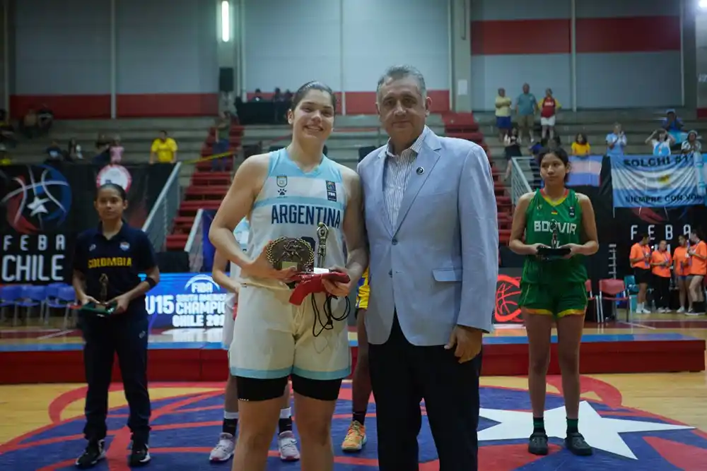 Con apenas 14 años, una gualeguaychuense fue figura en la Selección Argentina que ganó el Sudamericano