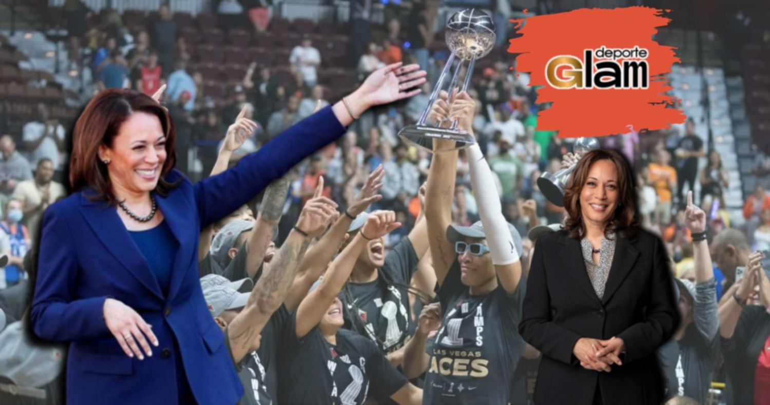 Esta fue la reacción de Kamala Harris ante el campeonato ganado por Las Vegas Aces