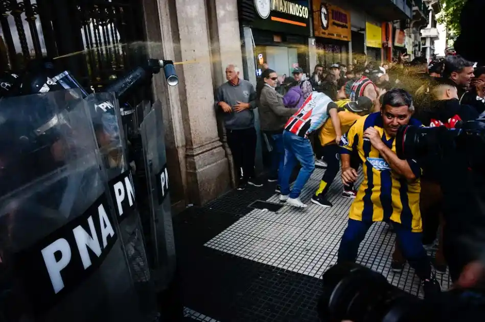 Incidentes en la marcha de jubilados