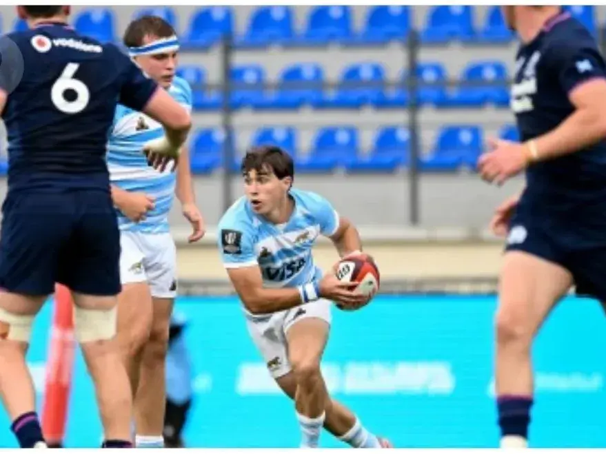 Caída de Los Pumitas/44 a 26 ante Escocia en el Mundial M20 que se juega en Georgia. Foto: UAR