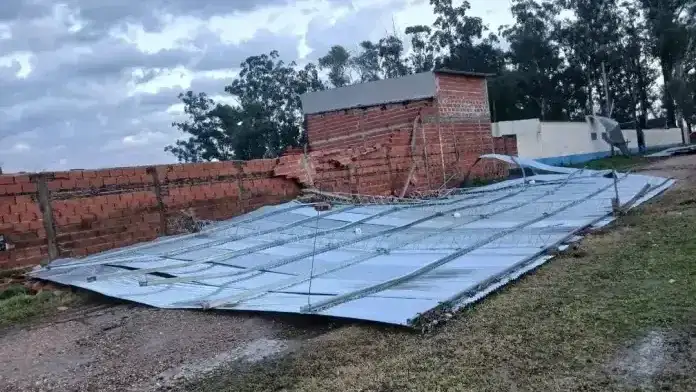 El temporal produjo fuertes daños en zonas de Entre Ríos