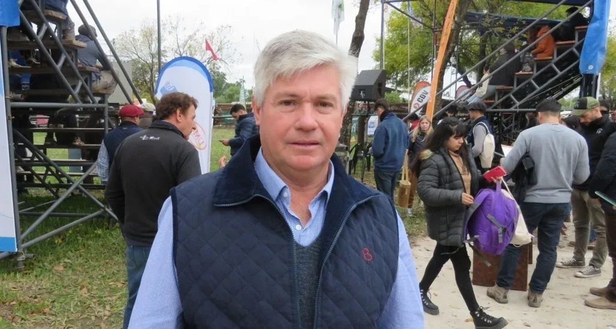 Gerónimo Senn, titular de la Sociedad Rural de Tostado.