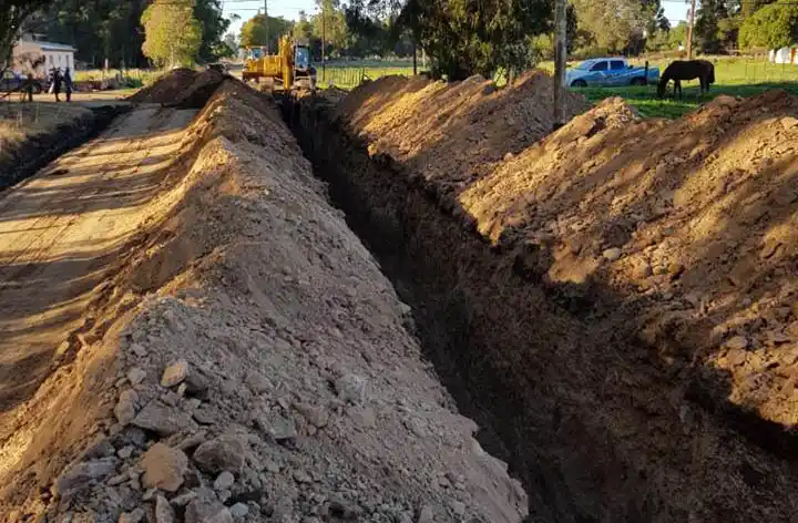 Se iniciaron los trabajos de la obra de red cloacal