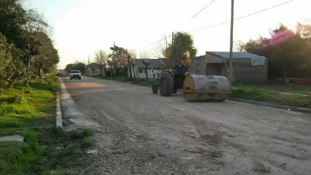 Galarza. Enripiado de calle