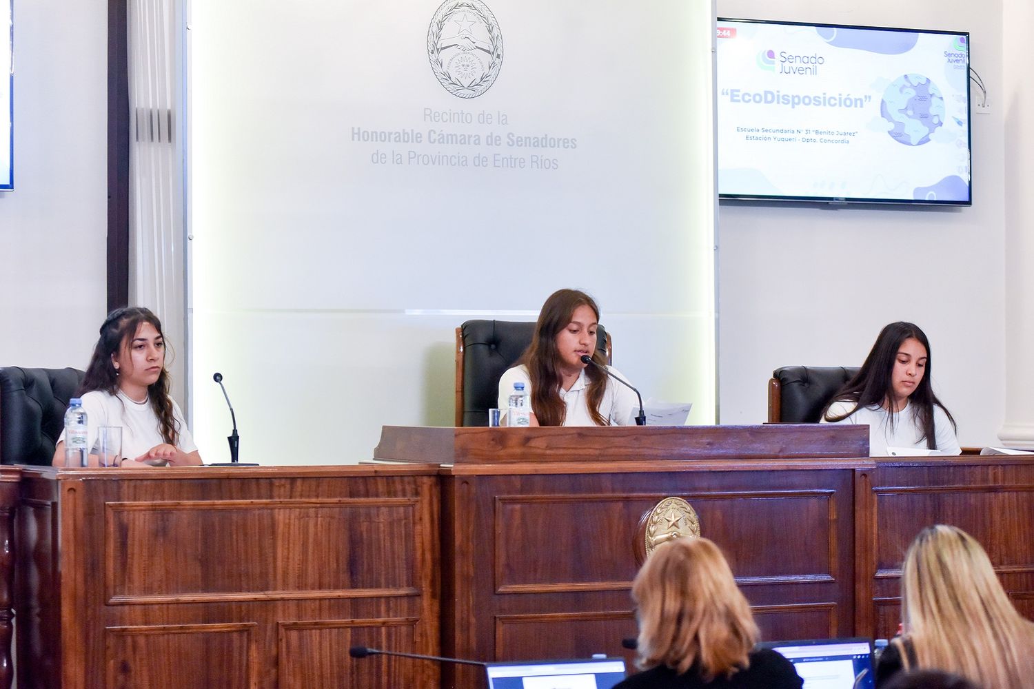 Continúa desarrollándose la instancia departamental del Senado Juvenil