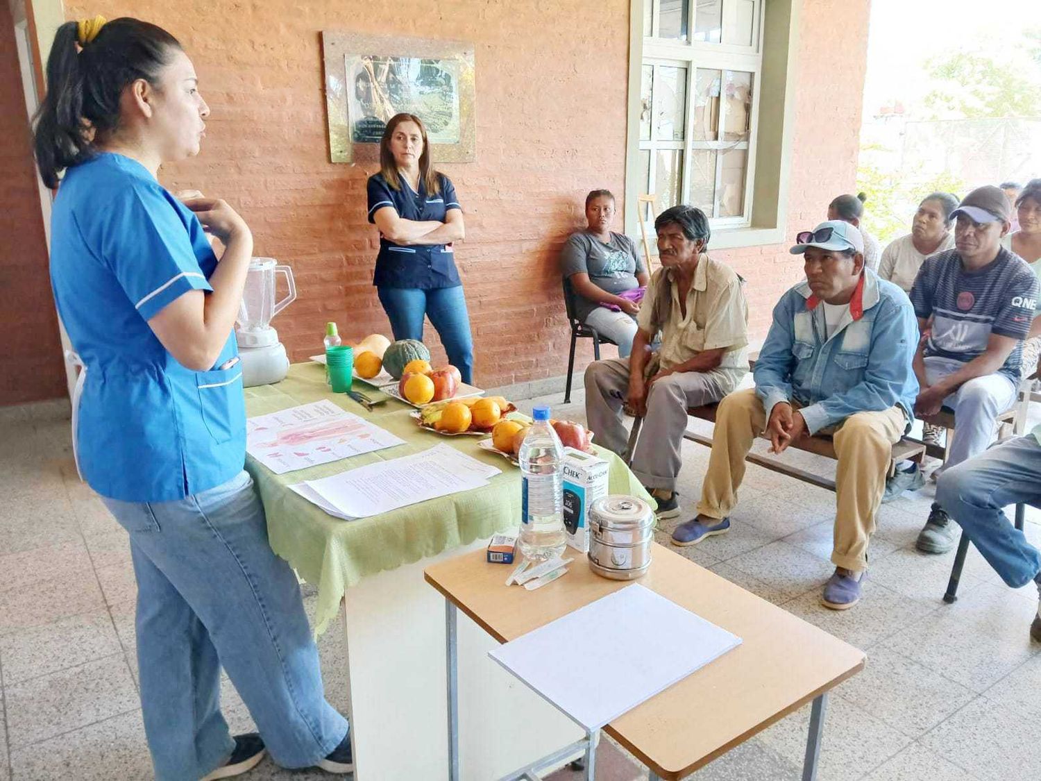 Con traducción al idioma pilagá, agentes 
sanitarios enseñaron cómo prevenir la diabetes