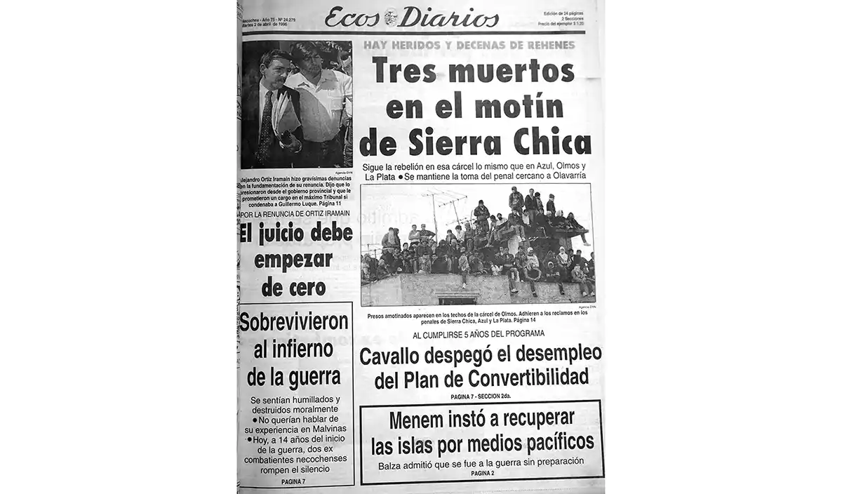 Martes 2 de abril de 1996