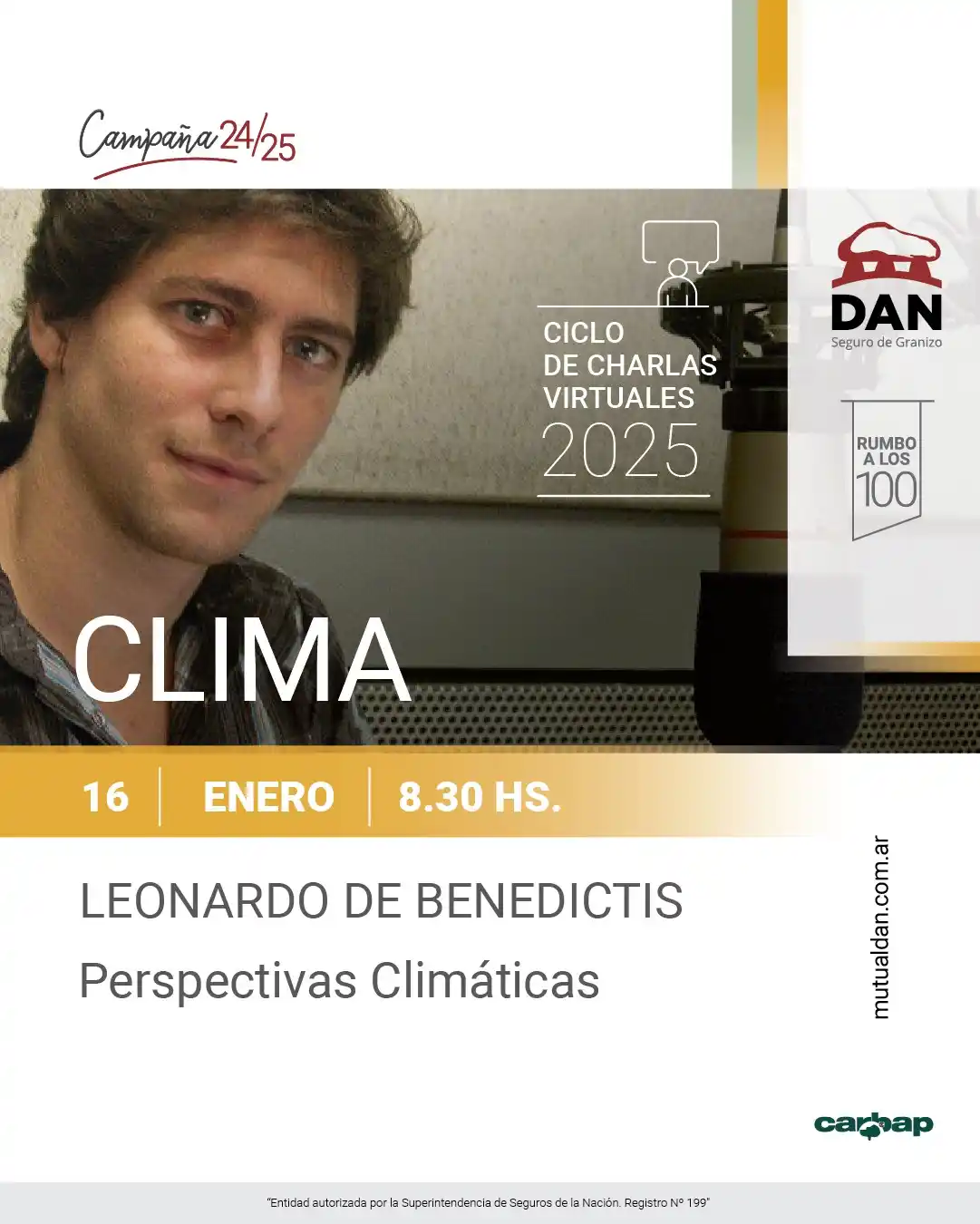 Charlas virtuales: la DAN y una agenda 2025 recargada