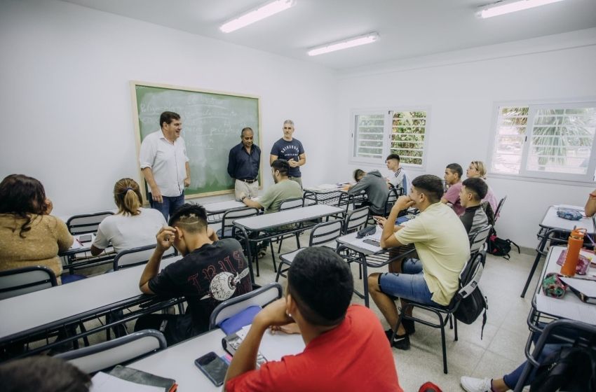 Luego de la ampliación, comenzaron las clases en la Escuela Secundaria 217