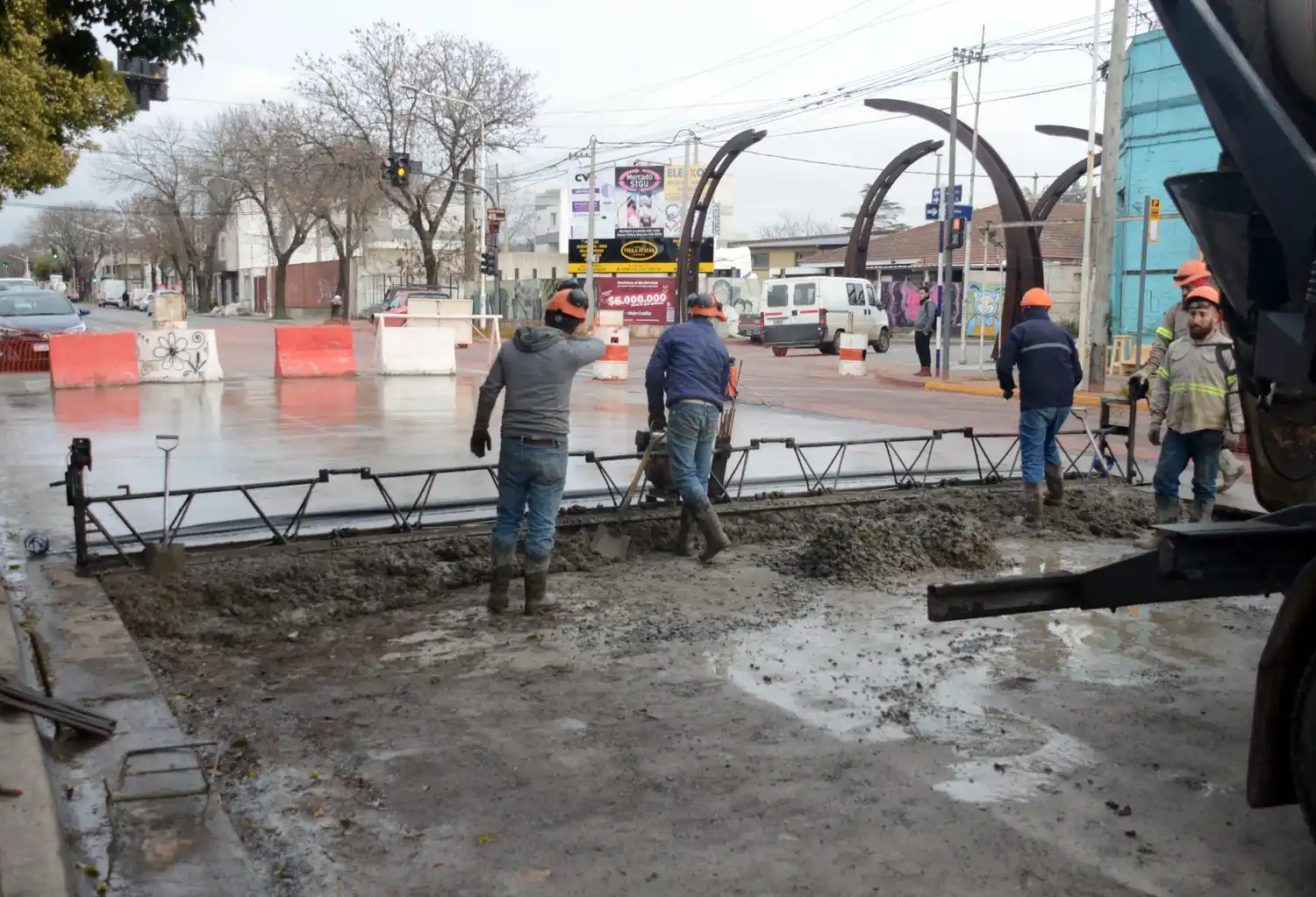 El Municipio continúa con las obras de infraestructura vial en diferentes sectores de la ciudad