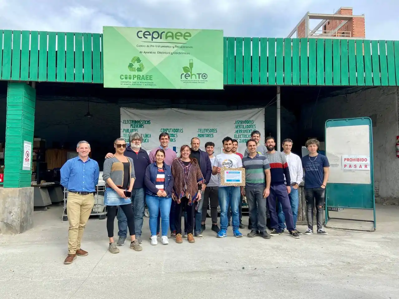 El Centro de Pre Tratamiento de Aparatos Electrónicos recibió habilitación del gobierno bonaerense