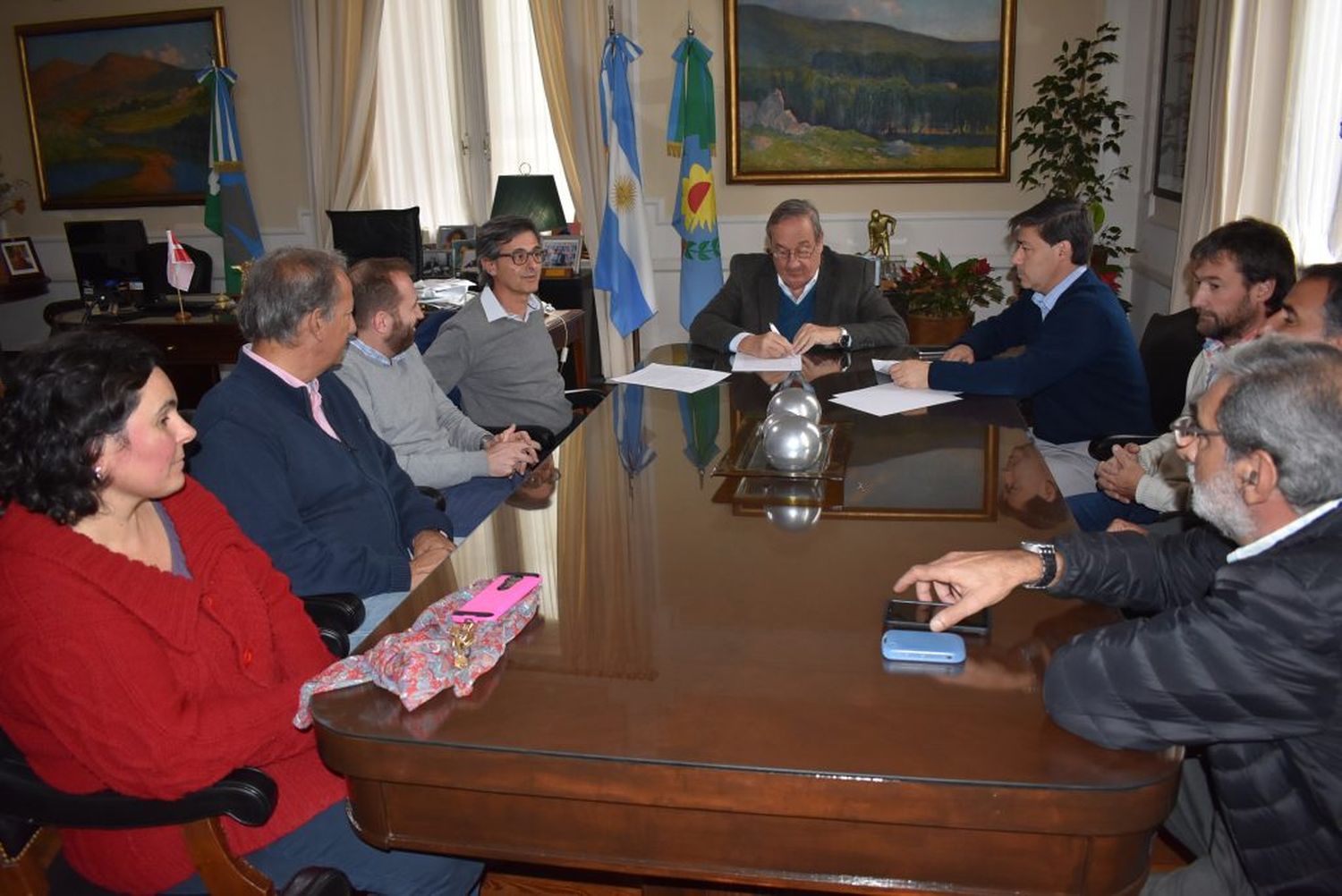 Municipio y el sector privado acordaron acciones para la instalación de una Zona Primaria Aduanera