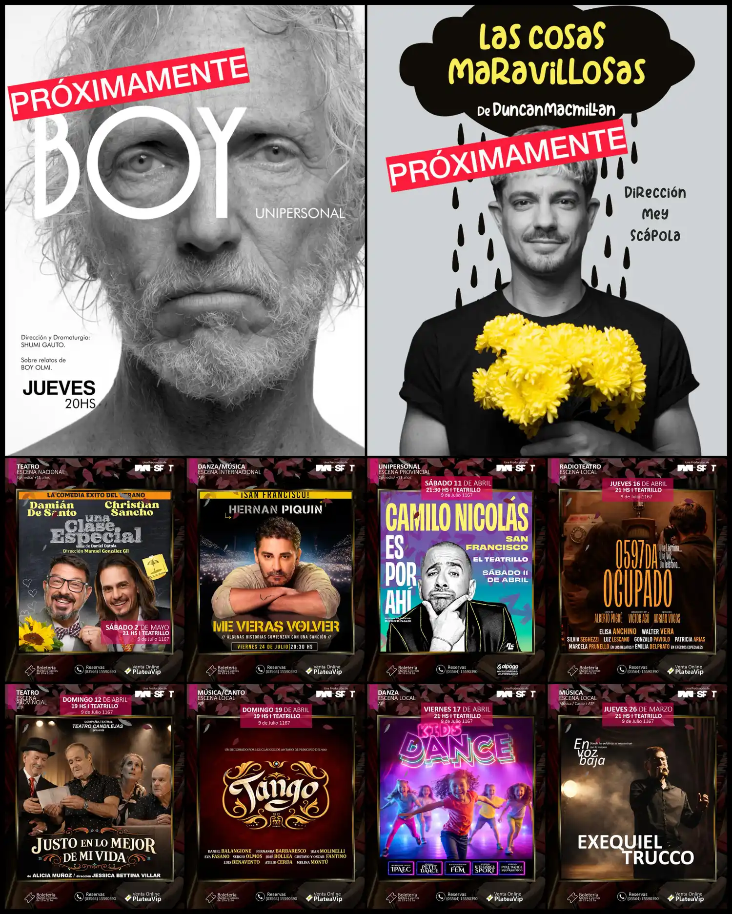 Teatrillo espectaculos hasta julio