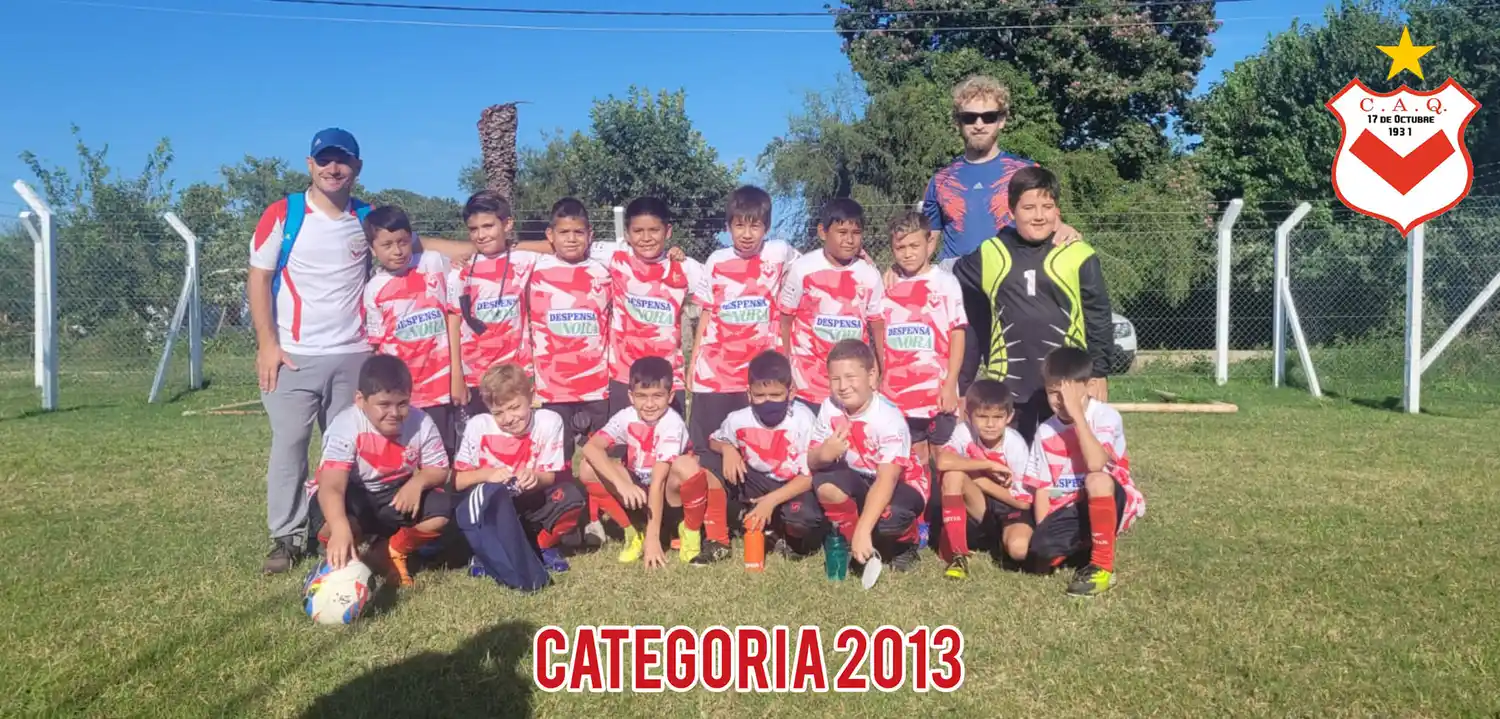 Esta es la Categoría 2013 de Quilmes que será uno de los representantes de Gualeguay en el provincial. A raíz de este certamen no habrá programación del fútbol de la Liga en todas las categorías