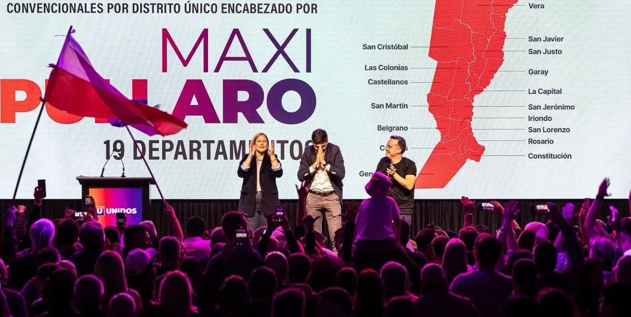 Unidos logró 33 convencionales sobre 69, gracias a los más de 20 puntos que le ha sacado Pullaro a su inmediato perseguidor (con menos de la mitad de sus votos) y a los 13 triunfos en la elección por departamento donde ganaron 12 de los 14 senadores del oficialismo.