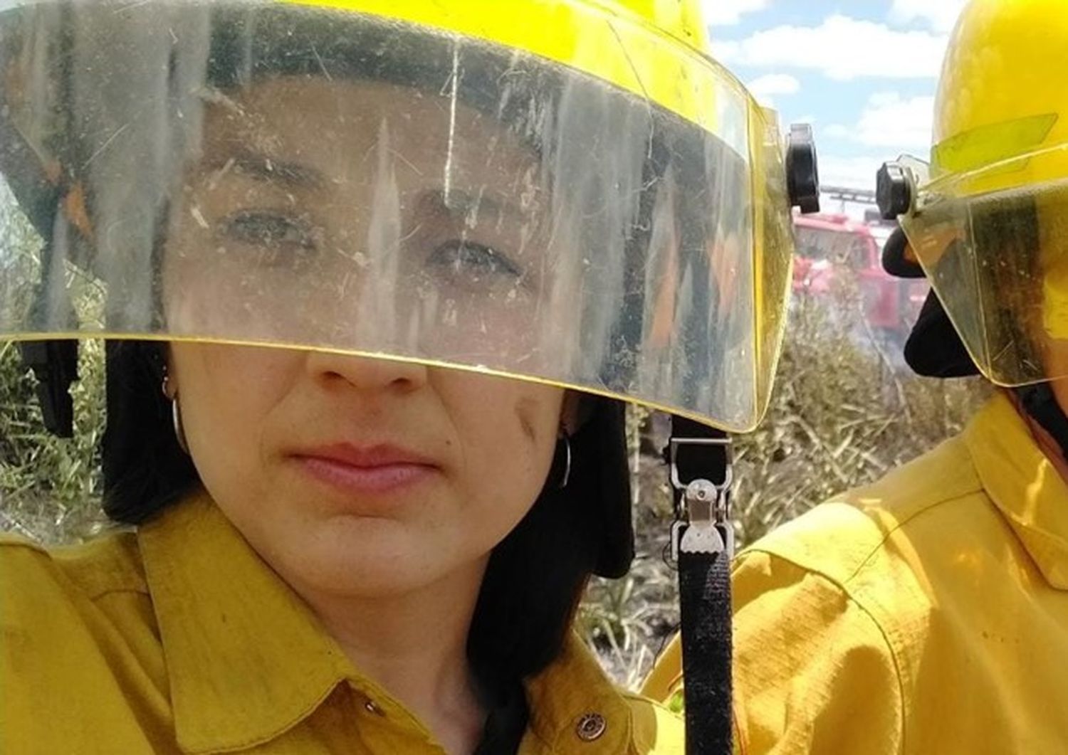 Una bombero de Larroque le salvó la vida a un compañero de cuartel