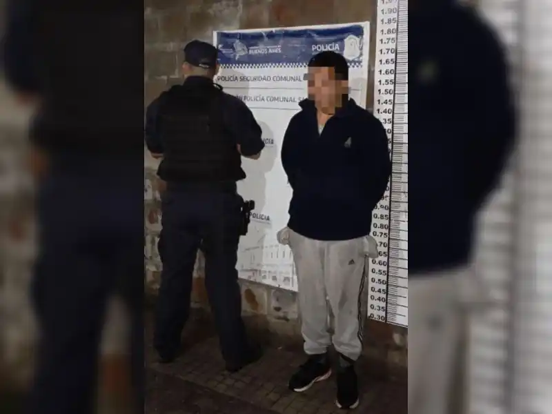 Un hombre de 38 años se resitió a un control policíal y fue aprehendido.