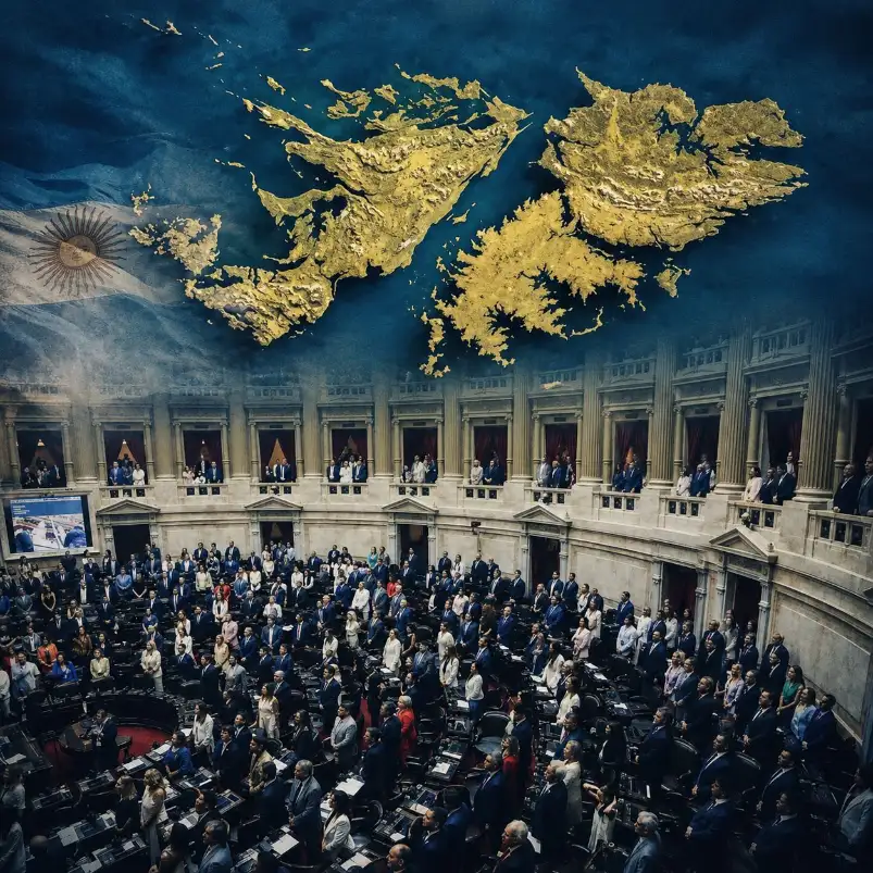 Diputados presentan un proyecto para declarar símbolo nacional a las Islas Malvinas