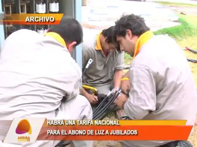 Habrá una tarifa nacional para el abono de luz a jubilados