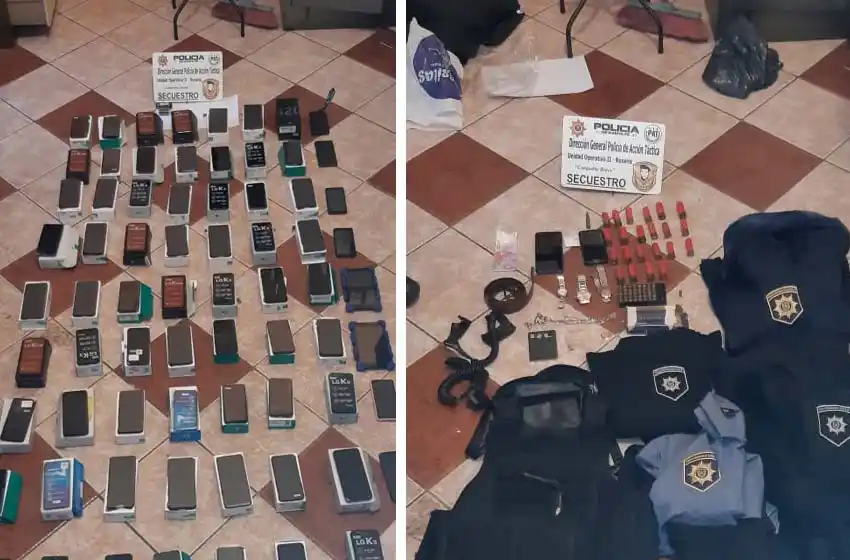 La policía recuperó los celulares robados tras el violento asalto en un local de pleno centro