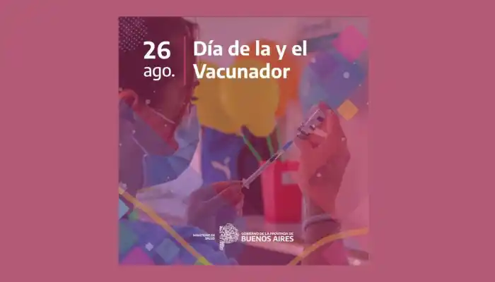 Jornadas de capacitación por el Día del Vacunador