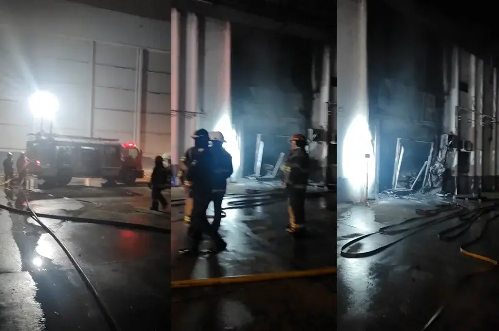 Impactante incendio en SanCor: el fuego afectó talleres, laboratorios y oficinas técnicas