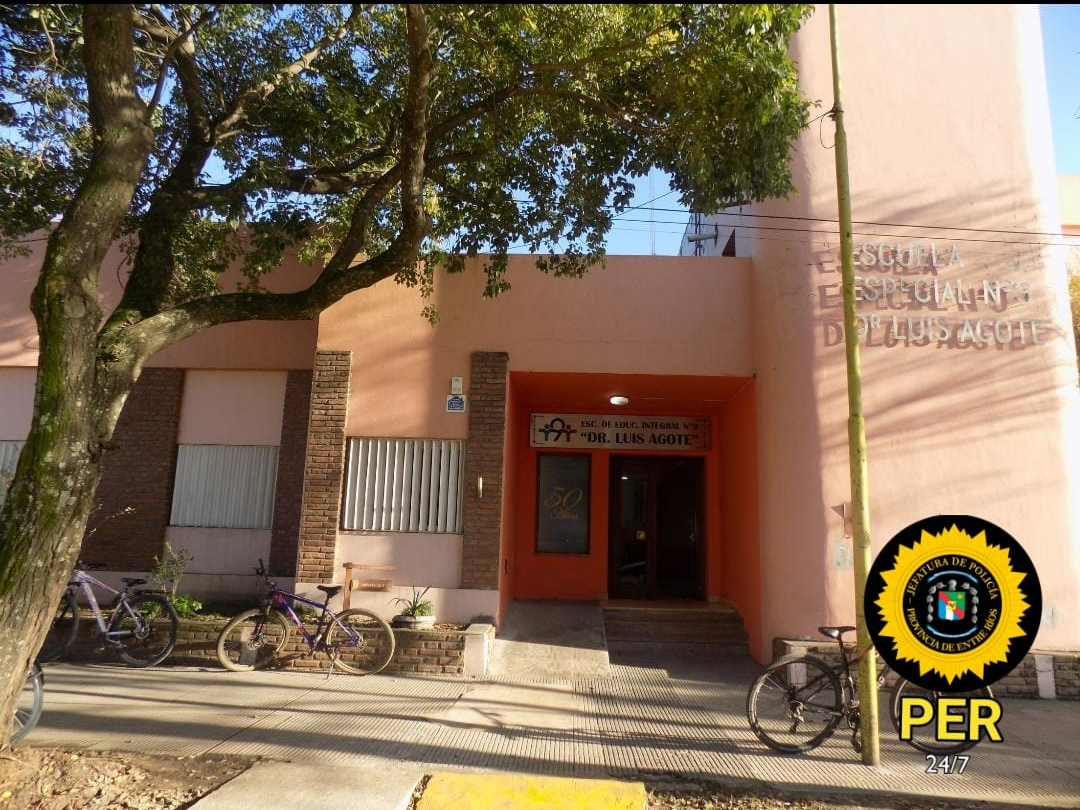 San Salvador: identifican a los autores del ilícito en la Escuela N° 9