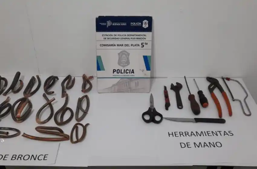 No tenían gas en la casa: les habían robado los caños del medidor