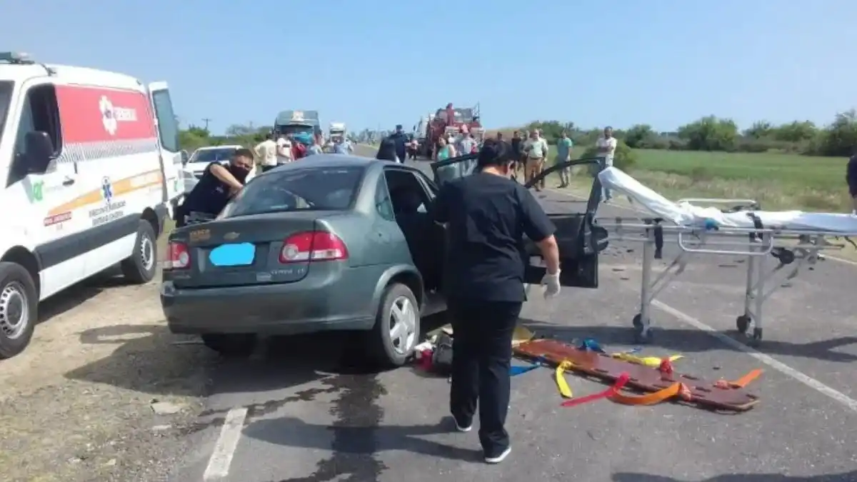 Choque fatal: un muerto y tres heridos en un cruce de rutas de Entre Ríos
