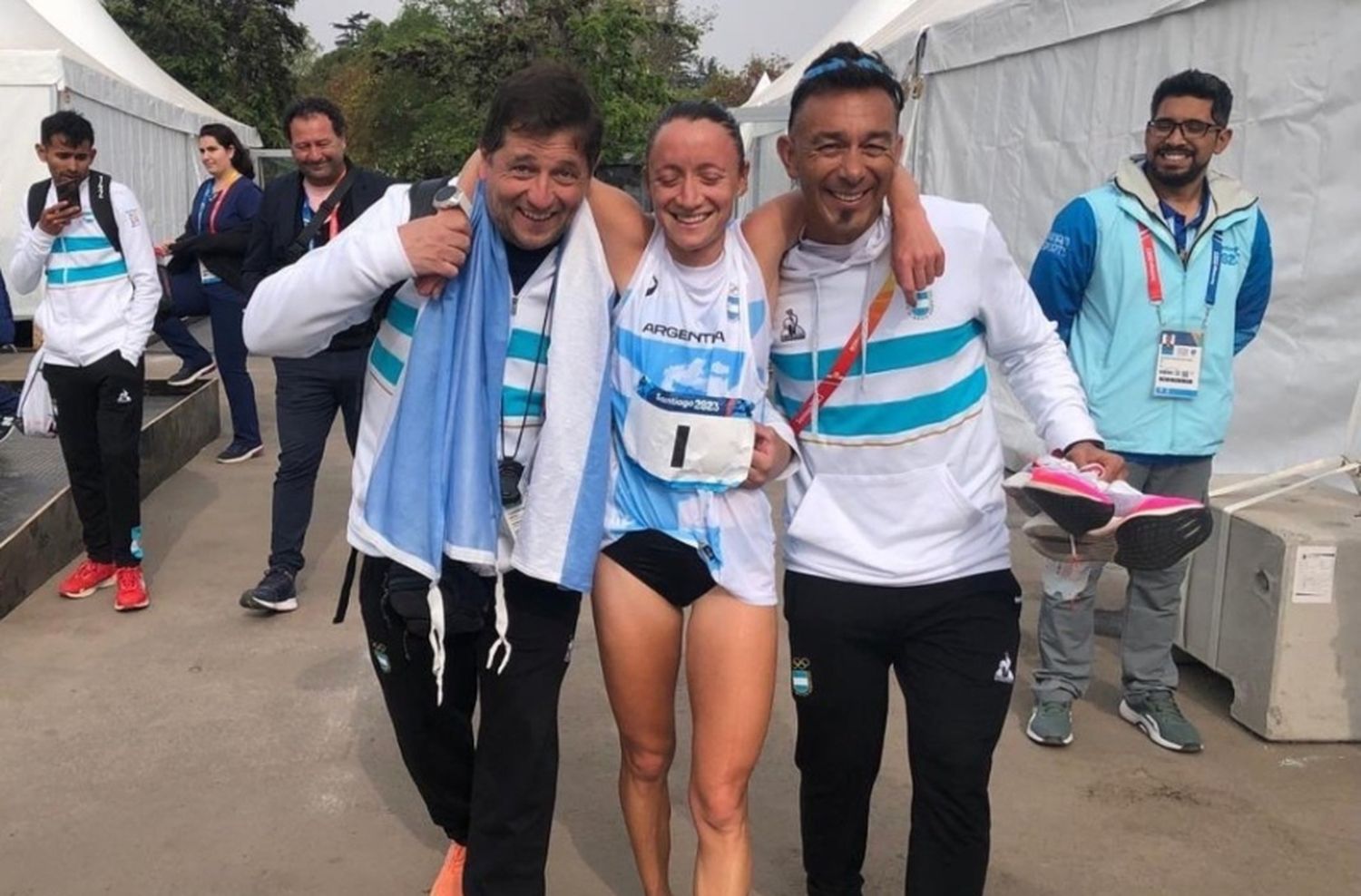 La marplatense Borelli suma la medalla de plata en la maratón femenina de los Panamericanos