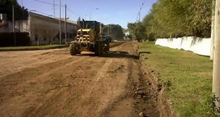 Reparan calles en la zona de la Estación