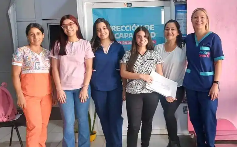 Incorporaron estudiantes de Fonoaudiología a la Dirección de Discapacidad