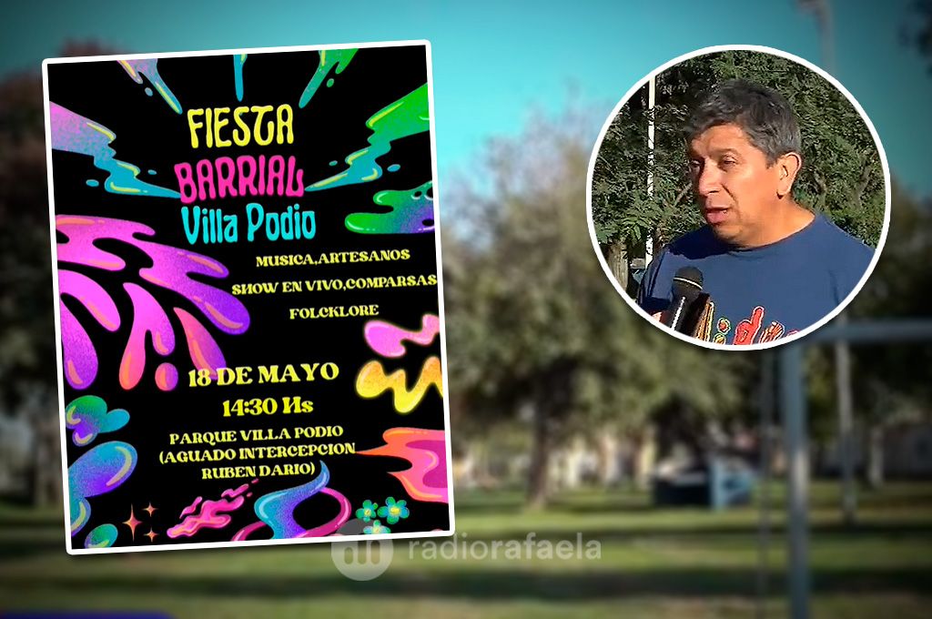 El barrio Villa Podio se prepara para su festejo barrial:  “Queremos que la fiesta crezca cada año”