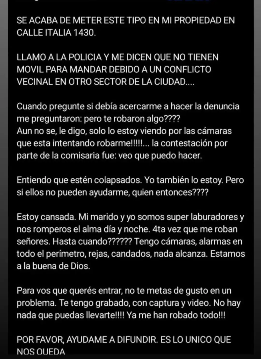 Pedido de auxilio Italia 1400