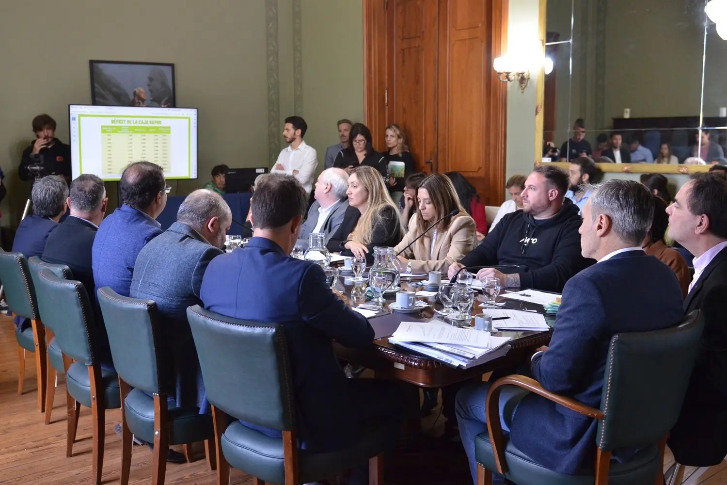 La Comisión se reunió en el Salón Antonio Cafiero del Palacio Legislativo de la Provincia.