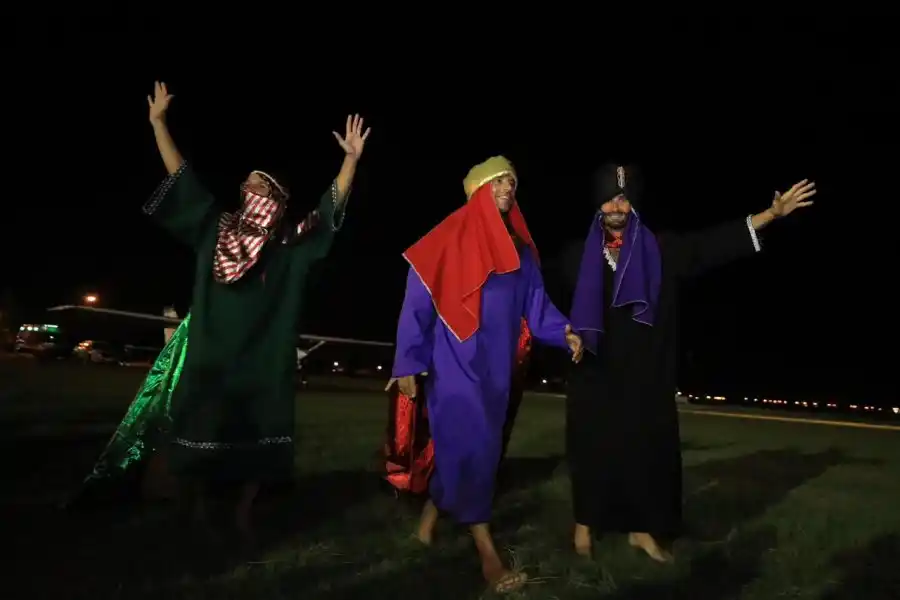 Los Reyes Magos llegaron en avión al Aero Club Rafaela: "Aquellas familias que pudieron venir la pasaron muy bien”