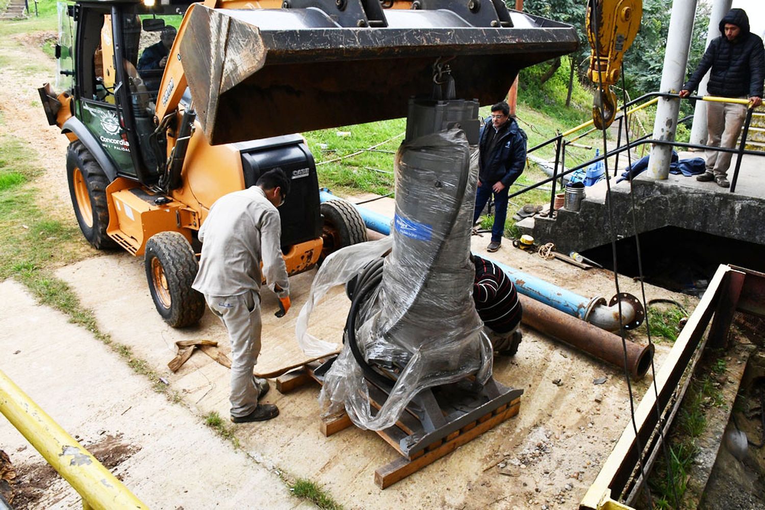 Continúan los arreglos en la planta potabilizadora