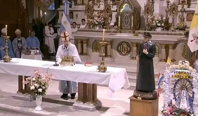 Cardenal Poli: "No hay división en la peregrinación a Luján, es la unidad que queremos para nuestra patria"