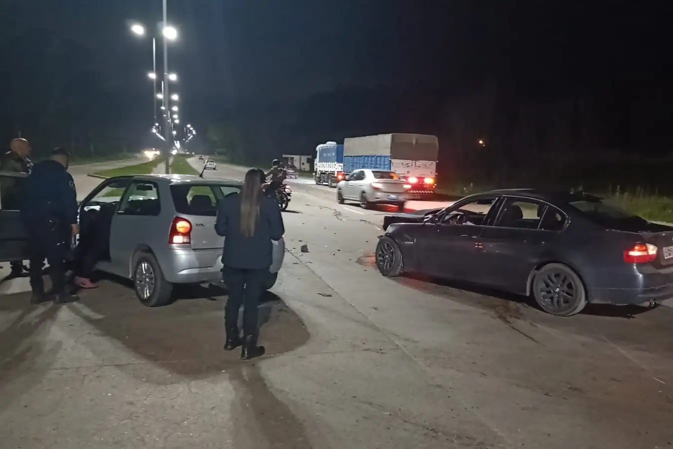 El accidente se registró en el kilómetro 8 de la Ruta 88.