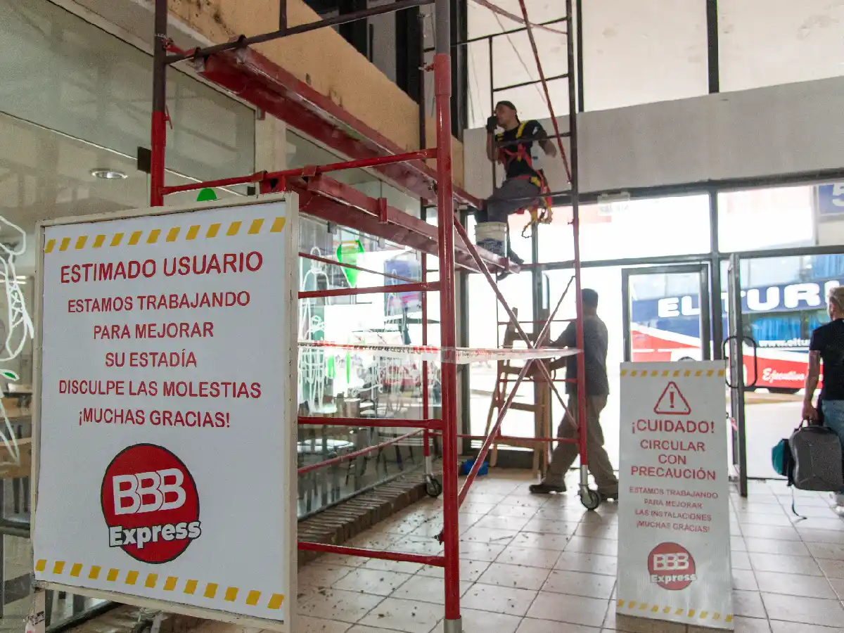 Terminal de Ómnibus: con obras de reparación y estrenará página web 