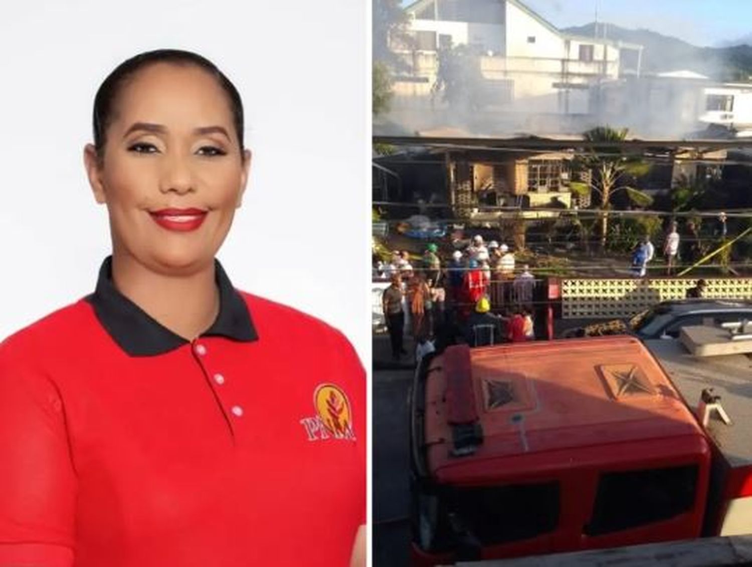 VORAZ INCENDIO acaba con la vida de ministra trinitense y sus dos hijos: quedaron atrapados en su casa