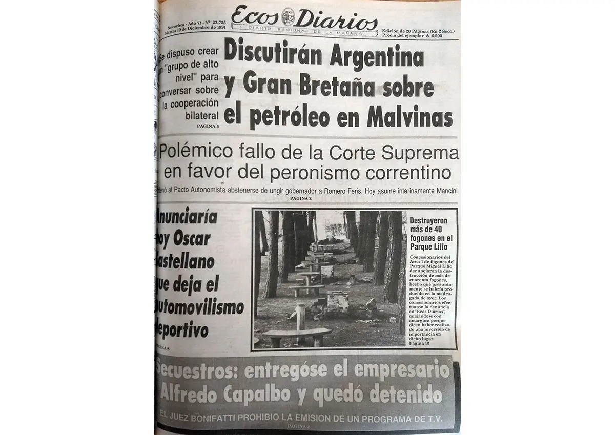 Martes 10 de diciembre de 1991