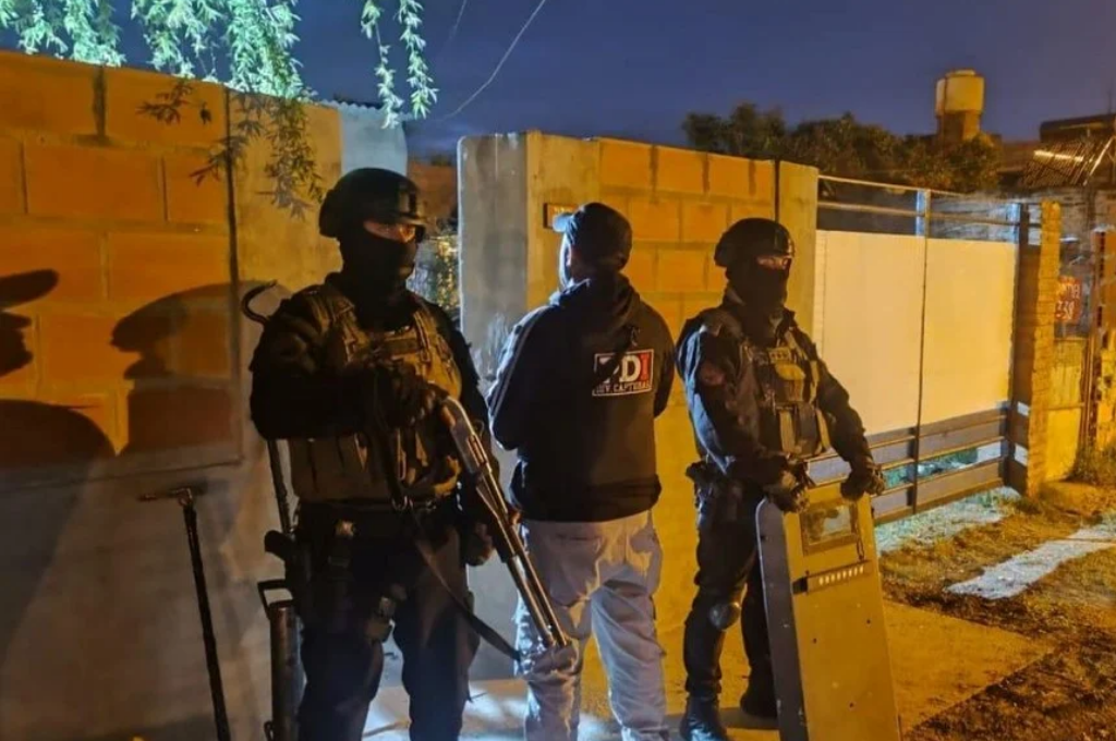 El allanamiento tuvo lugar en una vivienda de la zona norte de la ciudad de Santa Fe. Foto: El Litoral